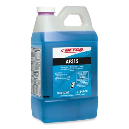 AF315 Disinfectant Cleaner, Citrus Floral Scent, 2 L Bottle, 4/Carton1