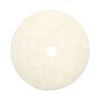 Natural Burnishing Floor Pads, 27" Diameter, White, 5/Carton1