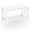 Farmhouse Writing Desk, 47.24" x 23.62" x 29.53", White1