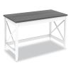 Farmhouse Writing Desk, 47.24" x 23.62" x 29.53", Gray1