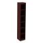 Alera Valencia Series Narrow Profile Bookcase, Six-Shelf, 11.81w x 11.81d x 71.73h, Mahogany1