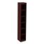 Alera Valencia Series Narrow Profile Bookcase, Six-Shelf, 11.81w x 11.81d x 71.73h, Mahogany1