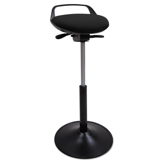 Perch Sit Stool, Supports Up to 250 lb, Black1