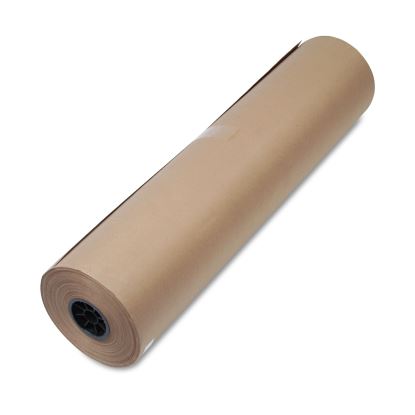 High-Volume Heavyweight Wrapping Paper Roll, 50 lb Wrapping Weight Stock, 36" x 720 ft, Brown1