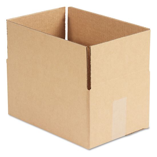 Fixed-Depth Corrugated Shipping Boxes, Regular Slotted Container (RSC), 8" x 12" x 6", Brown Kraft, 25/Bundle1
