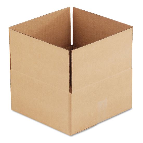 Fixed-Depth Corrugated Shipping Boxes, Regular Slotted Container (RSC), 12" x 12" x 6", Brown Kraft, 25/Bundle1
