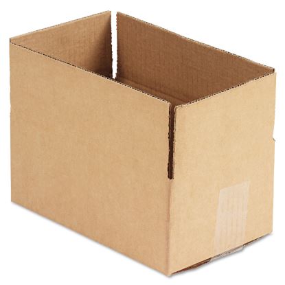 Fixed-Depth Corrugated Shipping Boxes, Regular Slotted Container (RSC), 6" x 10" x 4", Brown Kraft, 25/Bundle1