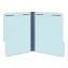 Top Tab Classification Folders, 1" Expansion, 2 Fasteners, Letter Size, Light Blue Exterior, 25/Box1