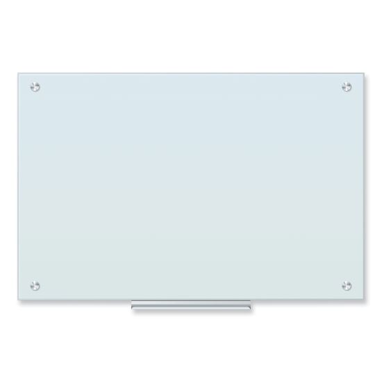Glass Dry Erase Board, 35 x 23, White Surface1