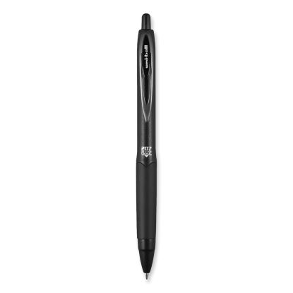 207 Plus+ Gel Pen, Retractable, Medium 0.7 mm, Black Ink, Black Barrel, 4/Pack1