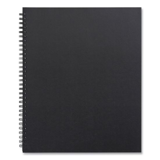 Wirebound Soft-Cover Project-Planning Notebook, 1 Subject, Project-Management Format, Black Cover, 11 x 8.5, 80 Sheets1