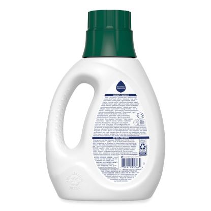Natural Liquid Laundry Detergent, Fragrance Free, 45 oz Bottle, 6/Carton1