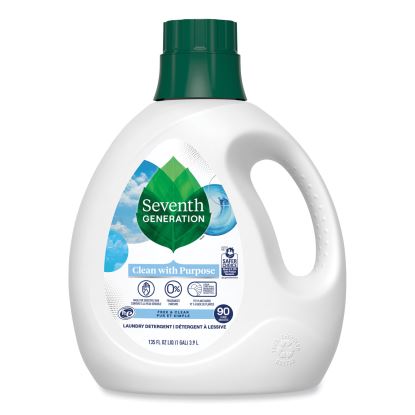 Natural Liquid Laundry Detergent, Fragrance Free, 135 oz Bottle, 4/Carton1
