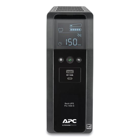 BR1500MS Back-UPS PRO BR Series SineWave Battery Backup System, 10 Outlets, 1,500 VA, 1,080 J1