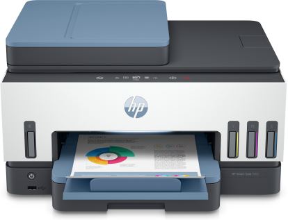 HP Smart Tank 7602 All-in-One, Print, Copy, Scan, Fax, ADF and Wireless, 35-sheet ADF; Scan to PDF; Two-sided printing1