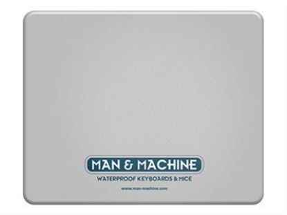 Man & Machine Silicone mouse pad White1