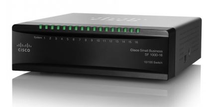 Cisco SF100D-16 Unmanaged Black1