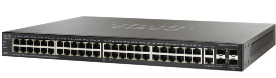 Cisco SF500-48P-K9-NA network switch Managed L3 Fast Ethernet (10/100) Power over Ethernet (PoE) 1U Black1