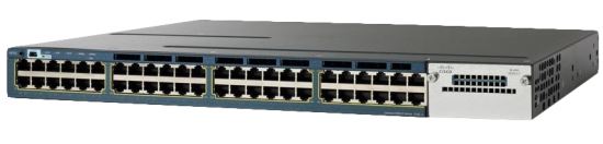 Cisco WS-C3560X-48P-E network switch Managed L3 Gigabit Ethernet (10/100/1000) Power over Ethernet (PoE) 1U Black1