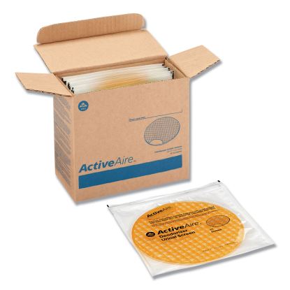 ActiveAire Deodorizer Urinal Screen, Sunscape Mango Scent, Orange, 12/Carton1