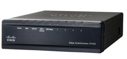 Cisco RV042 wired router Fast Ethernet Black1