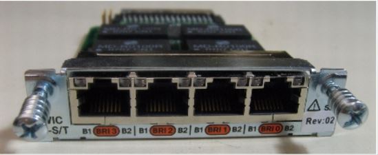 Cisco 4-Port ISDN BRI S/T High-Speed WAN Interface Card Internal1