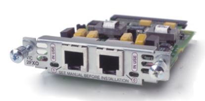 Cisco VIC2-2FXO voice network module RJ-111