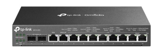 TP-Link ER7212PC wired router Gigabit Ethernet Black1