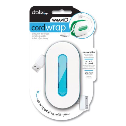 WrapID, Holds up to 6 ft of Cord, Blue1