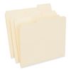 Top Tab File Folders, 1/3-Cut Tabs: Assorted, Letter Size, 0.75" Expansion, Manila, 250/Carton1