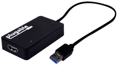 Plugable Technologies UGA-4KHDMI video cable adapter USB Type-A HDMI Black1