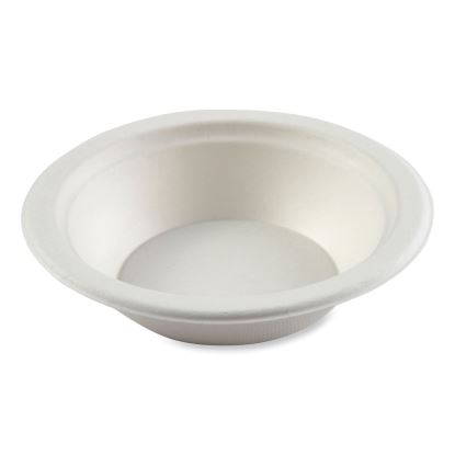 Bagasse PFAS-Free Dinnerware, Bowl, 12 oz, White, 1,000/Carton1