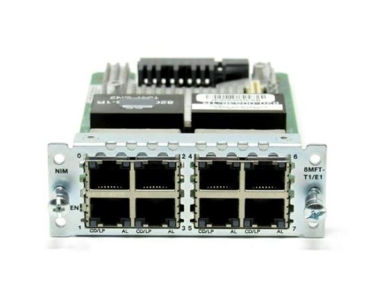 Cisco NIM-8MFT-T1/E1 voice network module RJ-451