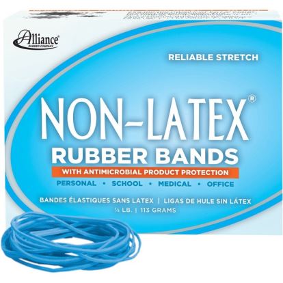 Alliance Rubber 42199 Non-Latex Rubber Bands with Antimicrobial Protection - Size #191