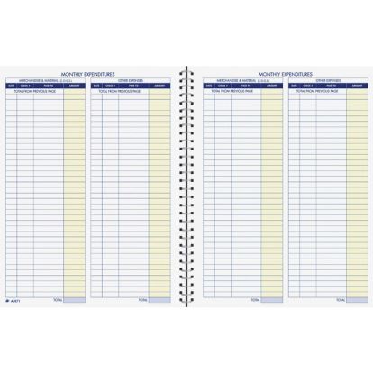 Adams Monthly Bookkeeping Record Book1