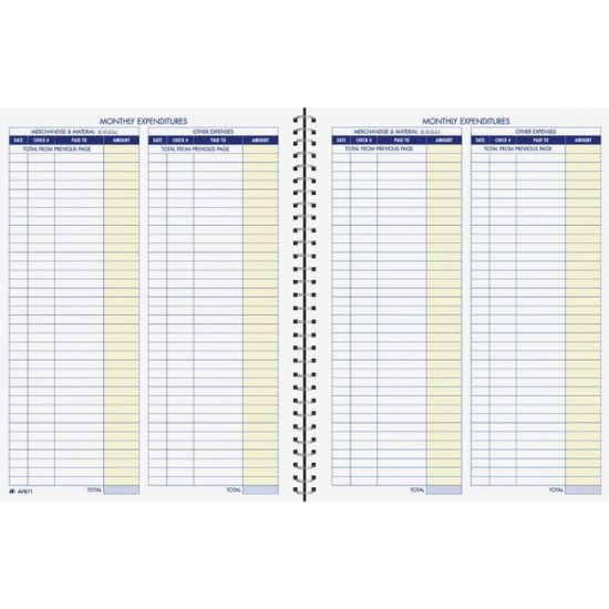 Adams Monthly Bookkeeping Record Book1