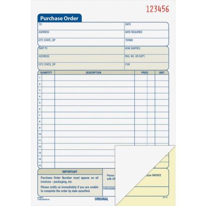 Adams Carbonless Purchase Order Statement1