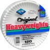 Gold Label Coated Paper Plates, 9" dia, White, 120/Pack, 8 Packs/Carton1