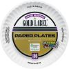 Gold Label Coated Paper Plates, 9" dia, White, 100/Pack, 10 Packs/Carton1