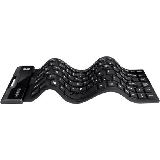 Adesso Antimicrobial Waterproof Flex Keyboard (Mini Size)1