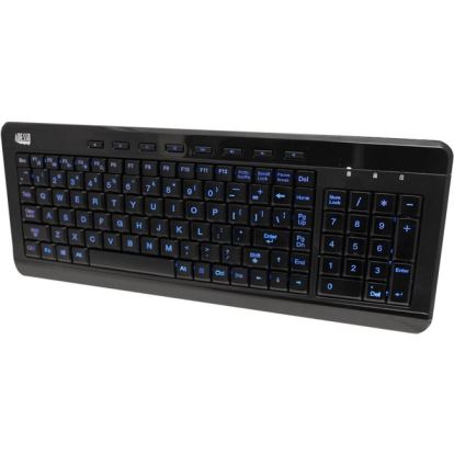 Adesso 3-Color Illuminated Compact Multimedia Keyboard1
