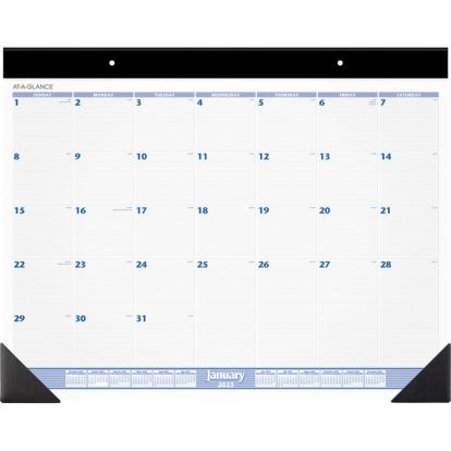 At-A-Glance Monthly Two-color Desk Pad1