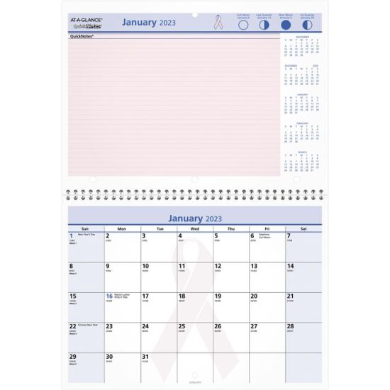 At-A-Glance QuickNotes Special Edition Monthly Wall Calendar1