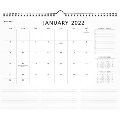 At-A-Glance Elevation Monthly Wall Calendar1