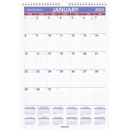 At-A-Glance Ruled Daily Blocks Calendar1