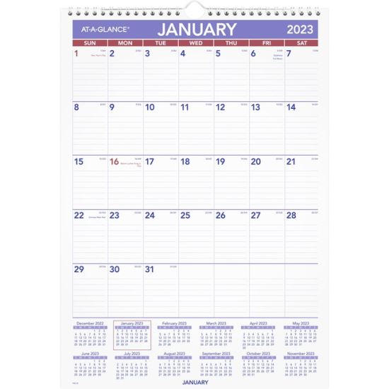 At-A-Glance Ruled Daily Blocks Calendar1