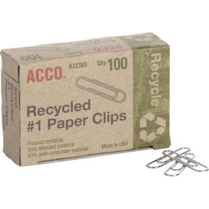 ACCO Recycled Paper Clips1