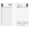 Desk Calendar Refill, 3.5 x 6, White Sheets, 20221