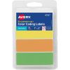 Avery&reg; Removable Labels, 1" x 3" , Neon, 72 Total (6722)1