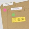 Avery&reg; Removable Labels, 1" x 3" , Neon, 72 Total (6722)2